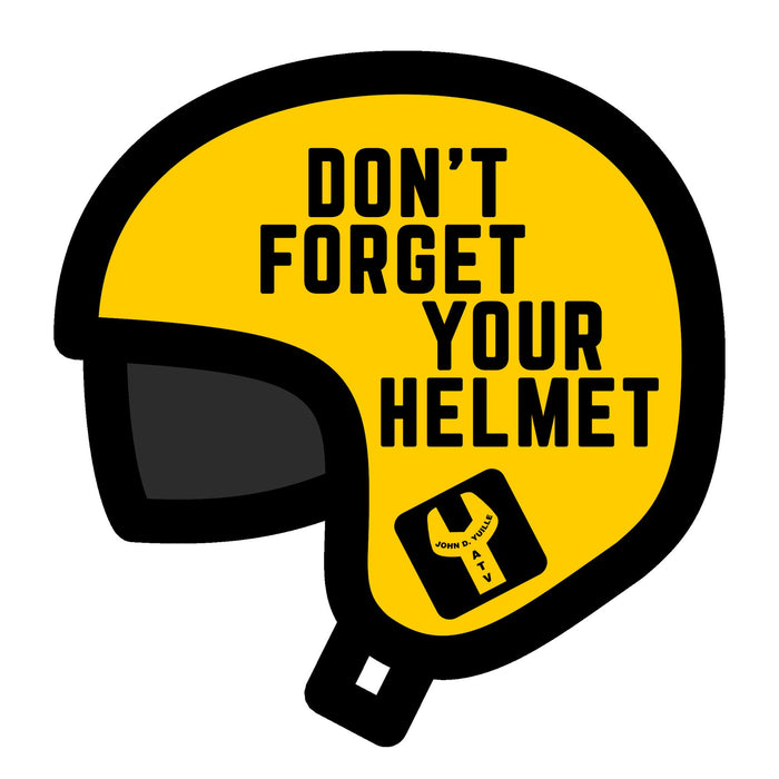 A helmet is to cover your head, not your backside!