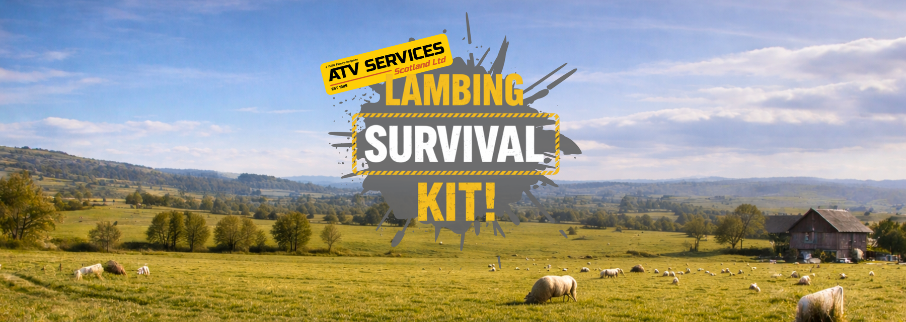 Free Lambing Survival Kit with Every New ATV or SSV