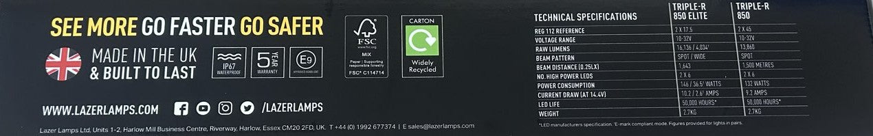 (2023+) FORD RANGER WILDTRAK LAZER LIGHT INTEGRATION KIT