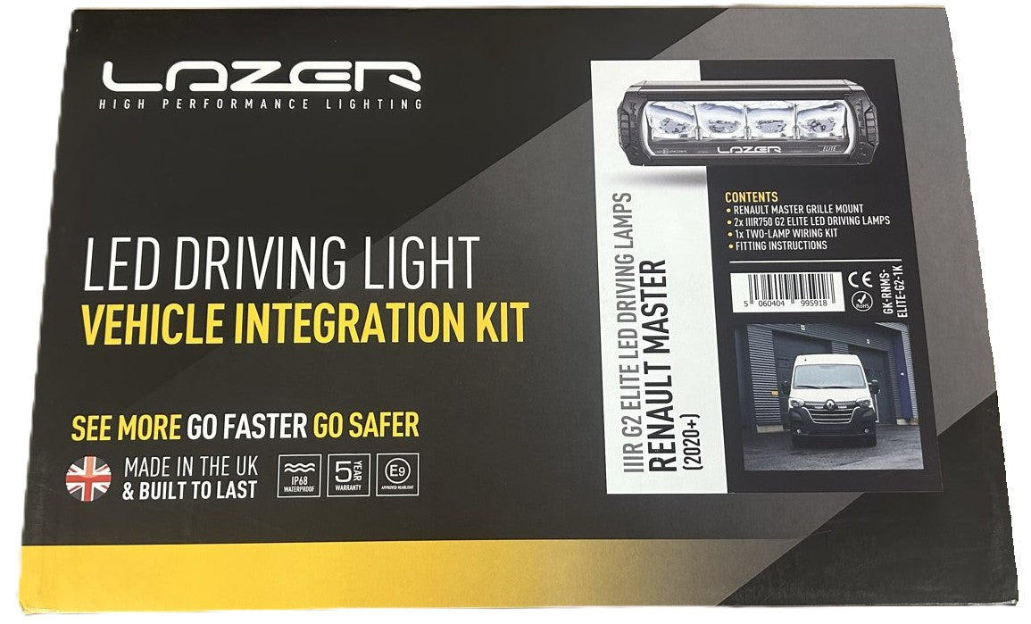 (2020+) RENAULT MASTER LAZER LIGHT INTEGRATION KIT