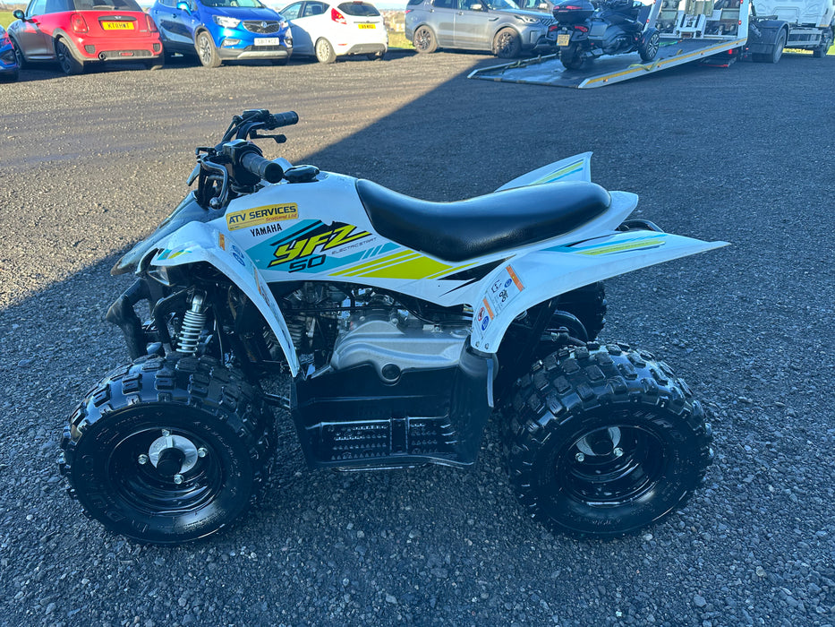 2025 Yamaha YFZ50 – Youth Quad (Ages 6–9)