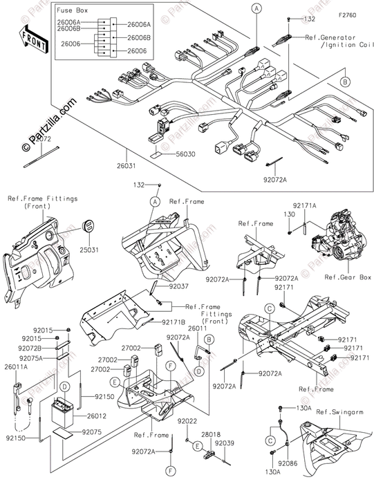 KAWASAKI RESISTOR, 28018-0005