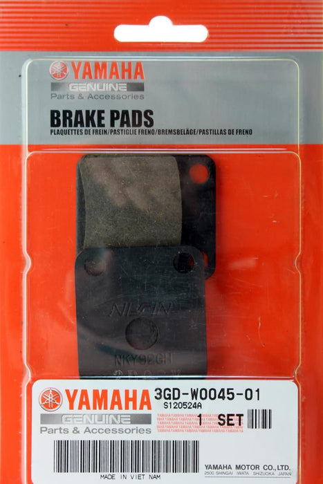 YAMAHA BRAKE PAD KIT, 3GD-W0045-01