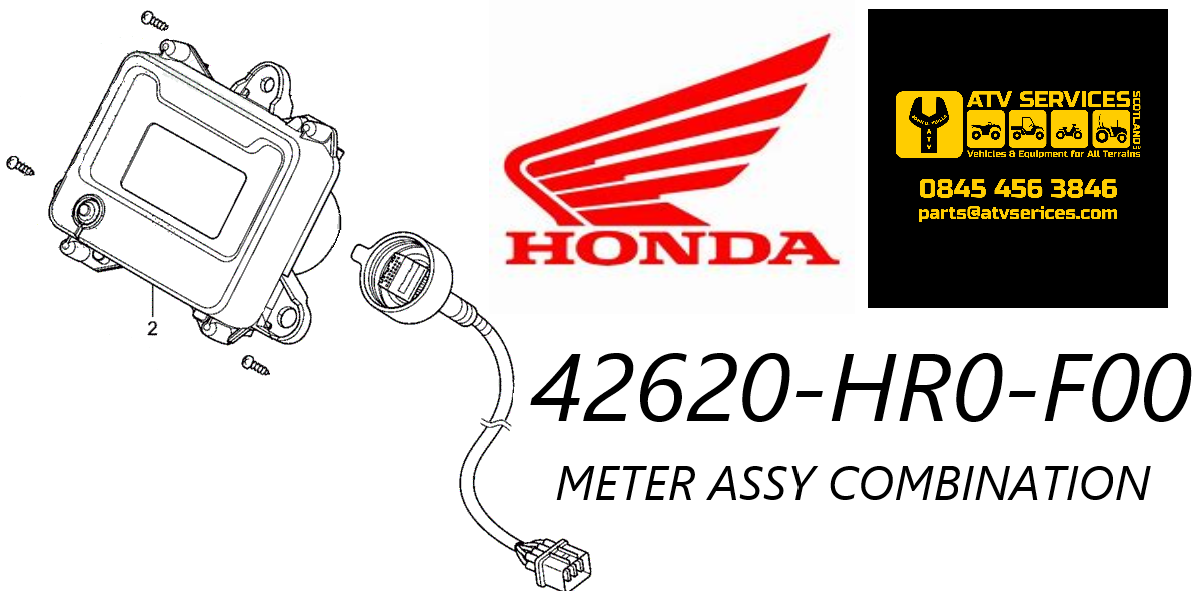 HONDA METER ASSY COMBINATION, 37200-HR6-A72