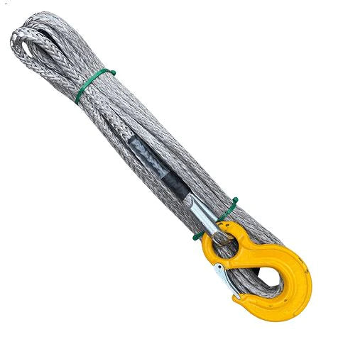 Synthetic winch rope - 6mm x 15m